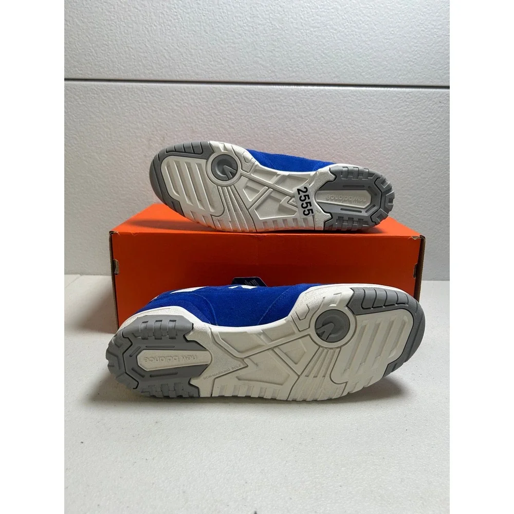 New Balance 550 Mens Team Royal Blue White Suede 10.5m #2555 - Picture 3 of 6